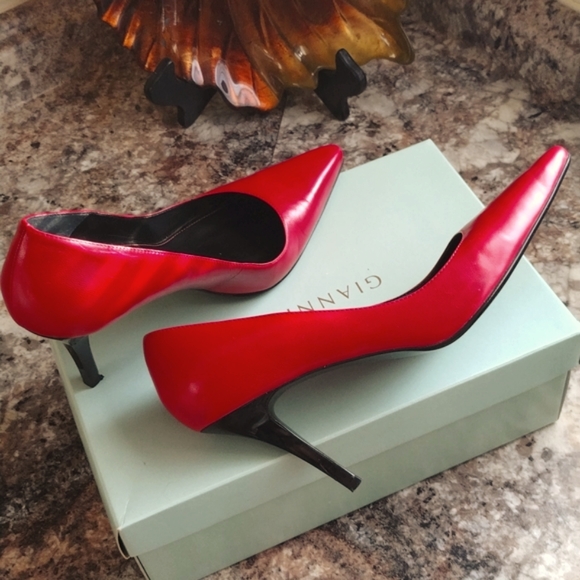 🔥HOST PICK🔥 Gianni Bini Candy 🍎 Red leather  👠 - Picture 7 of 13